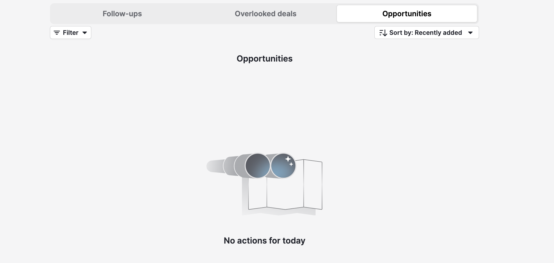 Pipedrive Pulse opportunities tab